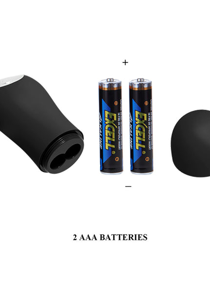 Party Up JASON Vibrating Anal Plug - Black 8.5 cm Vibrating Butt Plug with Remote