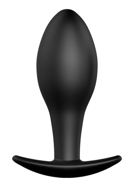Party Up JEFF Silicone Plug - Black 8.5 cm Butt Plug