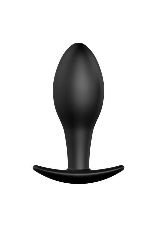 Party Up JEFF Silicone Plug - Black 8.5 cm Butt Plug