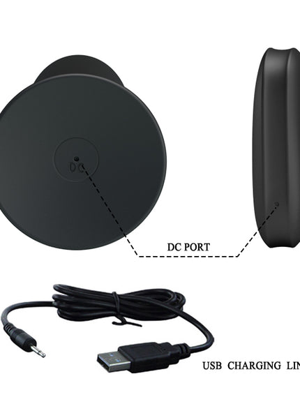 MR PLAY Remote Control Vibrating Anal Plug - Black USB Rechargeable Vibrating Butt Plug with Wireless Remote