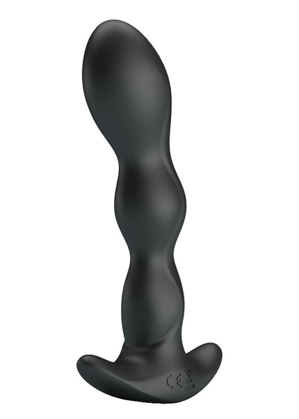 Party Up JIM Vibrating Plug - Black 14.5 cm USB Rechargeable Vibrating Butt Plug
