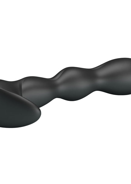 Party Up JIM Vibrating Plug - Black 14.5 cm USB Rechargeable Vibrating Butt Plug