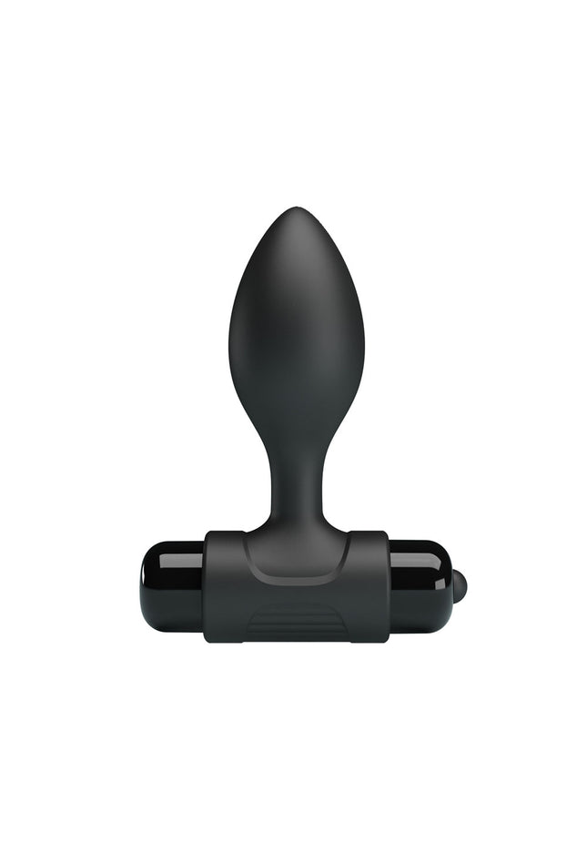 Party Up KEN Vibrating Butt Plug - Black 8.6 cm Vibrating Butt Plug