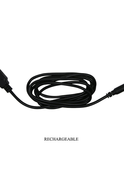 MR PLAY Vibrating Anal Plug - Black 12.8 cm USB Rechargeable Vibrating Butt Plug