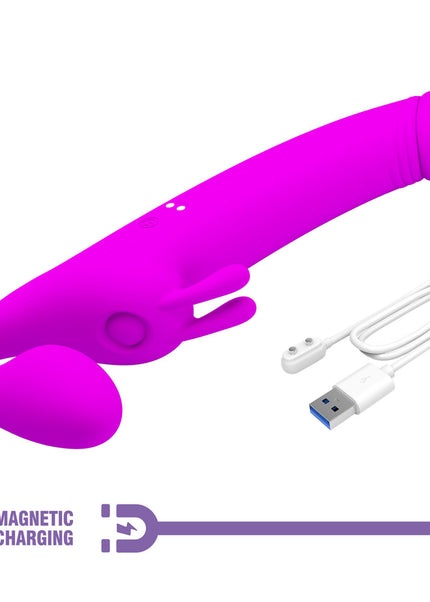 Party Up OLIVER Strapless Strap-On - Purple 28.3 cm USB Rechargeable Strapless Strap-On