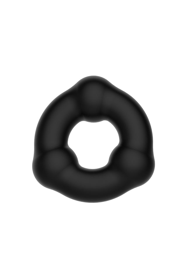 CRAZY BULL Beaded Cock Ring - Black Cock Ring