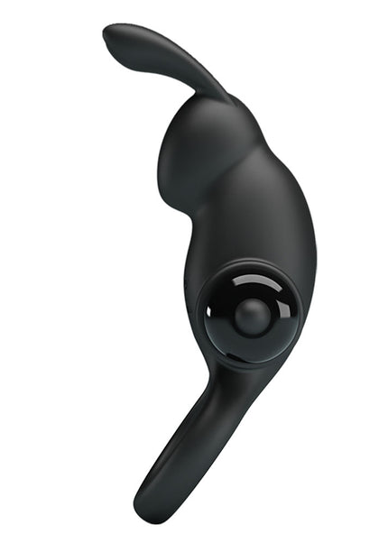 Party Up LARRY Vibrating Cock Ring - Black Vibrating Cock Ring