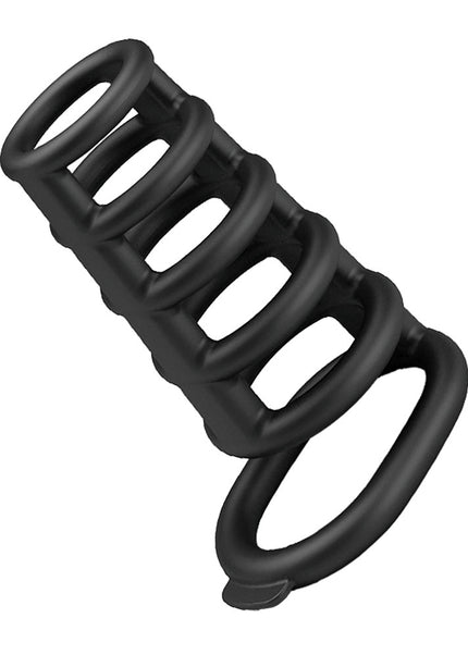 Party Up KIM Cock Cage - Black Cock Ring Cage