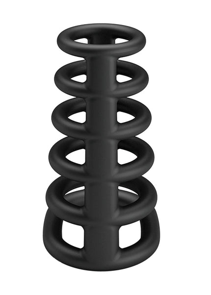 Party Up KIM Cock Cage - Black Cock Ring Cage