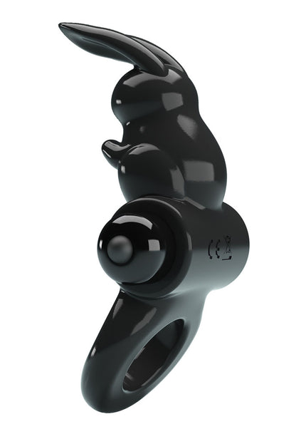 Party Up LEO Vibrating Cock Ring - Black Vibrating Cock Ring