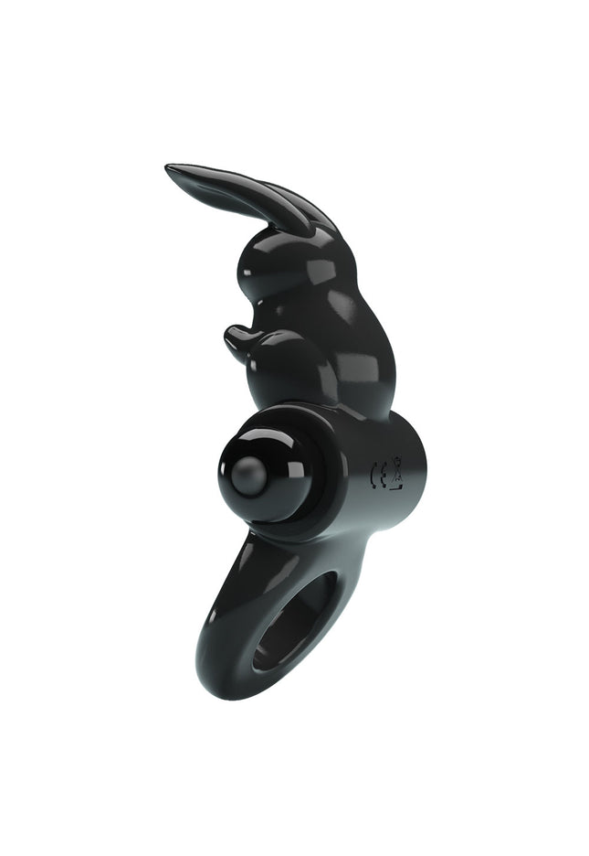 Party Up LEO Vibrating Cock Ring - Black Vibrating Cock Ring