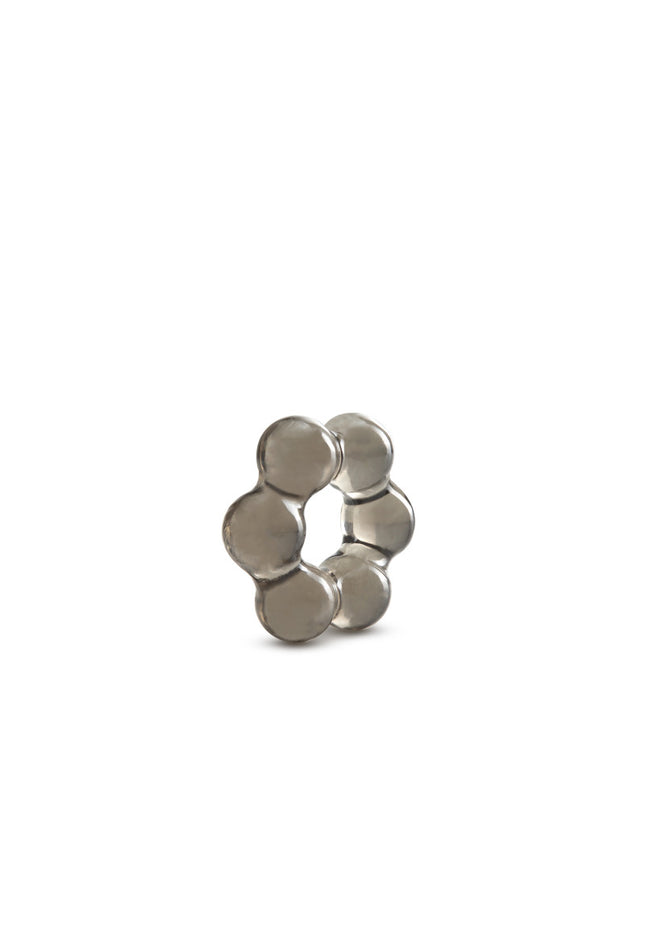 Stay Hard Thick Bead Cock Ring - Black Cock Ring