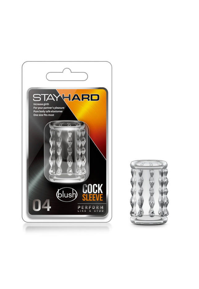 Stay Hard Cock Sleeve 04 - Clear Penis Sleeve