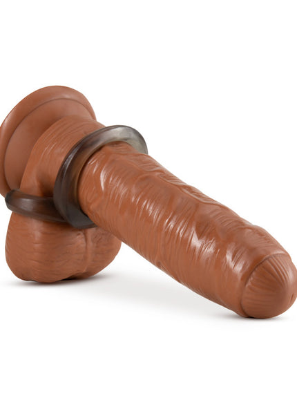 Stay Hard Cock Ring and Ball Strap - Black Cock & Ball Ring