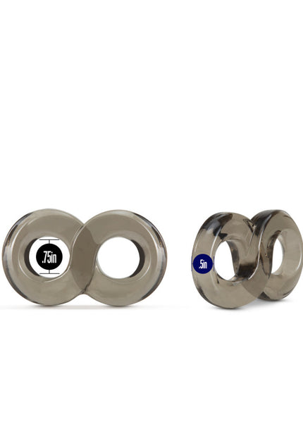 Stay Hard Cock Ring and Ball Strap - Black Cock & Ball Ring