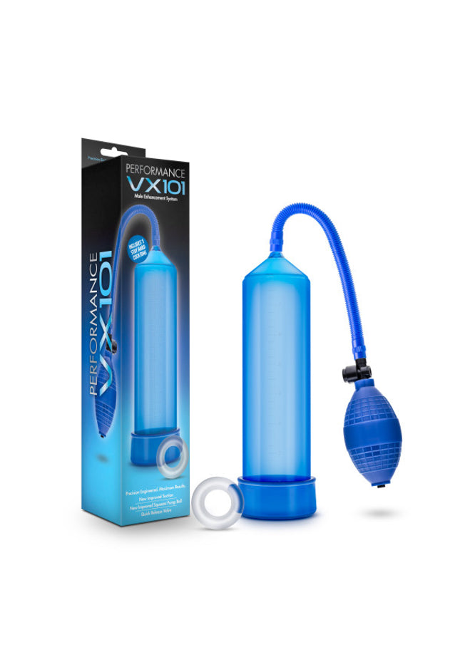 Performance VX101 Male Enhancement Pump - Blue Penis Pump