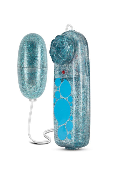 B Yours Glitter Power Bullet - Blue - Glitter Blue 5.5 cm Bullet