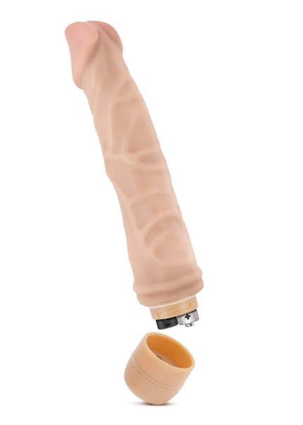 Dr. Skin Cock Vibe 6 - 8.5'' Cock - Flesh 21.6 cm Vibrating Dong