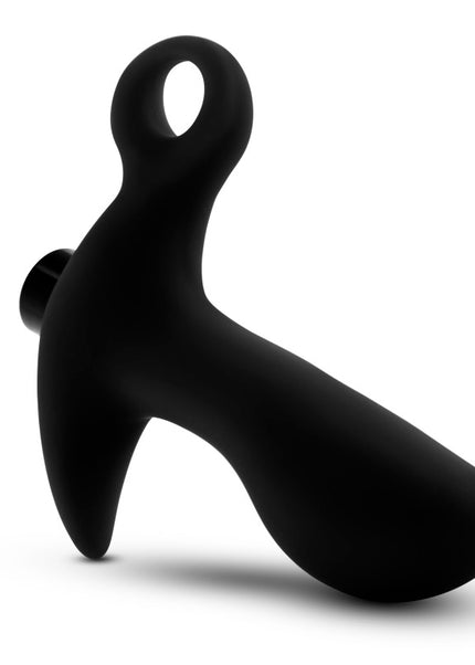 Anal Adventures Platinum Vibrating Prostate Massager 01 - Black 10.8 cm USB Rechargeable Prostate Massager