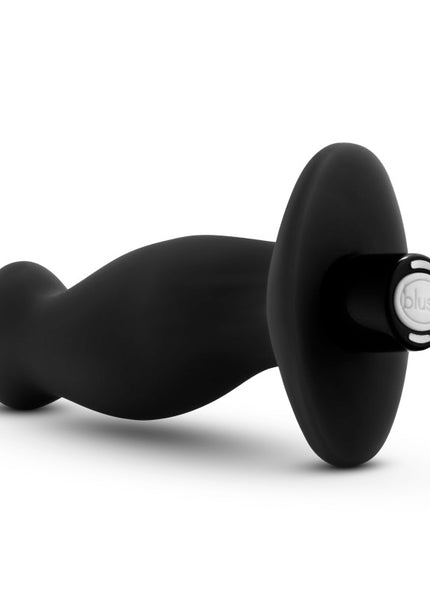 Anal Adventures Platinum Vibrating Prostate Massager 02 - Black 10.8 cm USB Rechargeable Prostate Massager