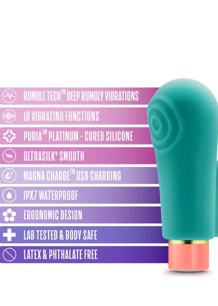 Aria Sensual AF - Teal USB Rechargeable Stimulator