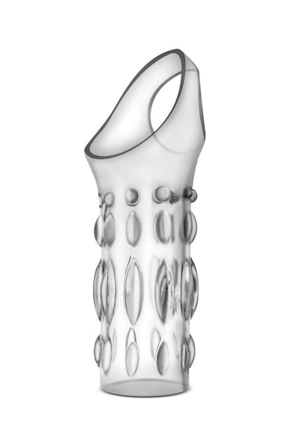 Performance Studded Sleeve Ring - Clear - Clear Penis Sleeve