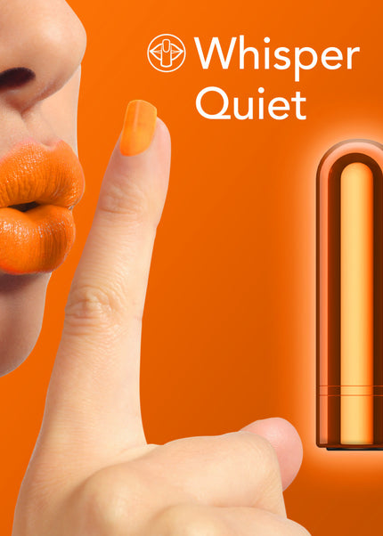 Kool Vibes - Rechargeable Mini Bullet - Tangerine - Orange 6.4 cm USB Rechargeable Bullet