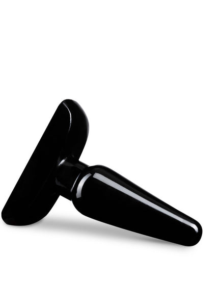 Anal Adventures Basic Anal Plug - Small - Black 10.8 cm Butt Plug
