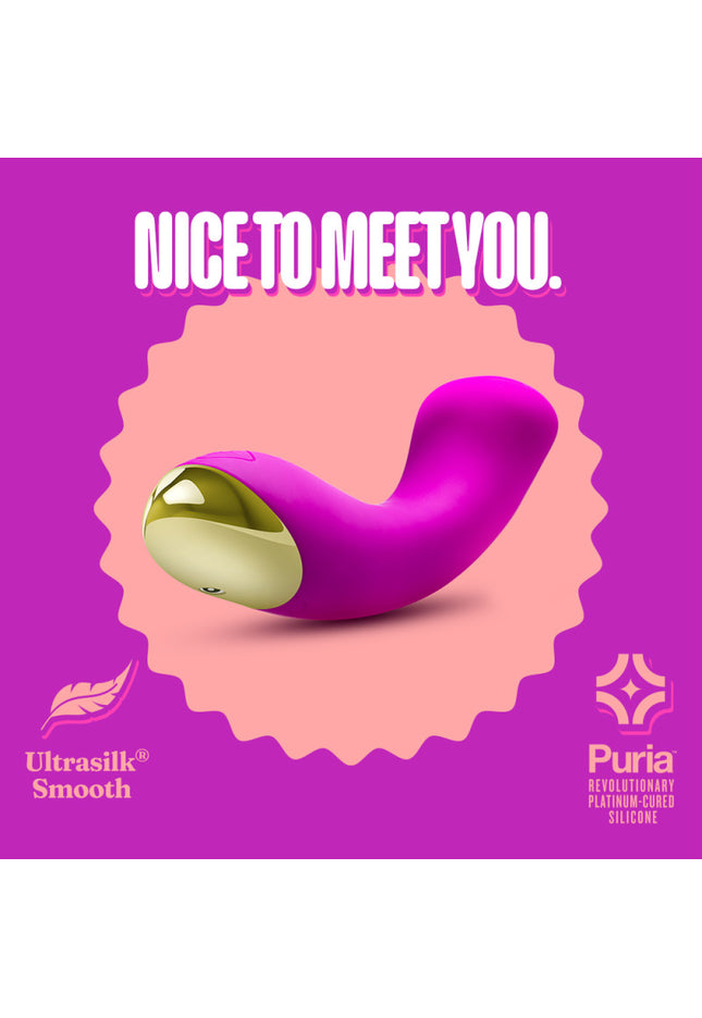 Aria Bangin' AF - Purple 18.4 cm USB Rechargeable Vibrator