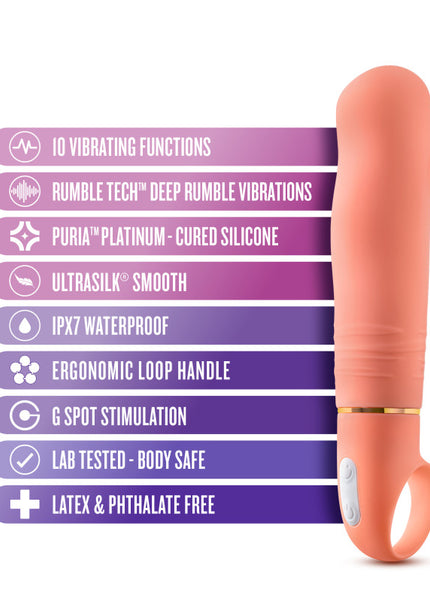 Aria Smokin' AF - Coral 15.2 cm Vibrator