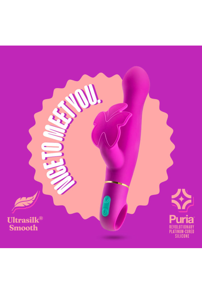 Aria Naughty AF - Plum 18.4 cm Butterfly Vibrator