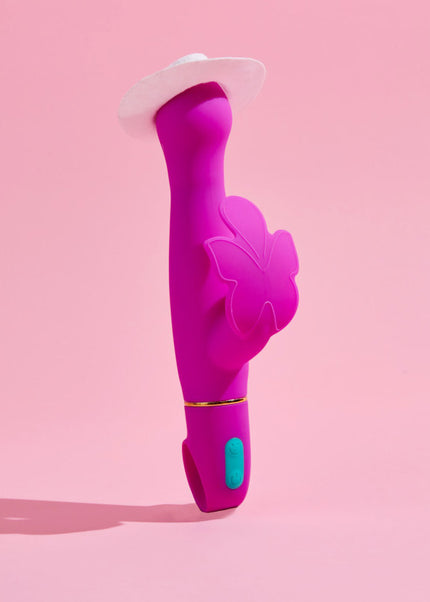 Aria Naughty AF - Plum 18.4 cm Butterfly Vibrator