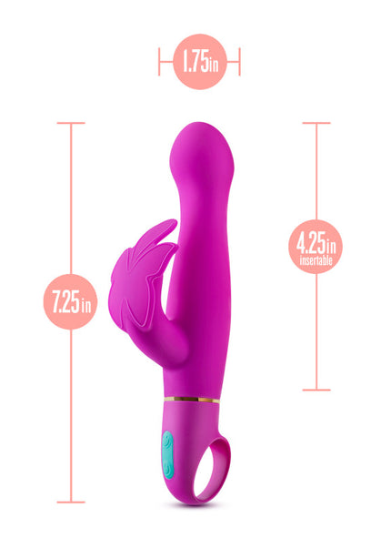 Aria Naughty AF - Plum 18.4 cm Butterfly Vibrator