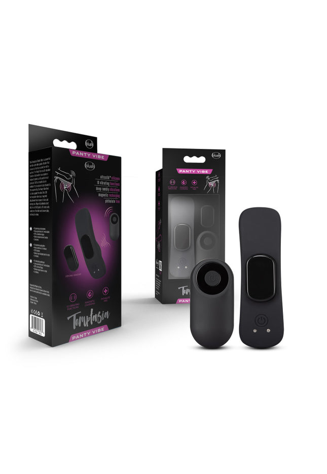 Temptasia Remote Control Panty Vibe - Black USB Rechargeable Panty Vibe
