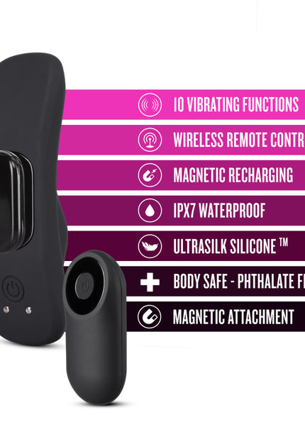 Temptasia Remote Control Panty Vibe - Black USB Rechargeable Panty Vibe