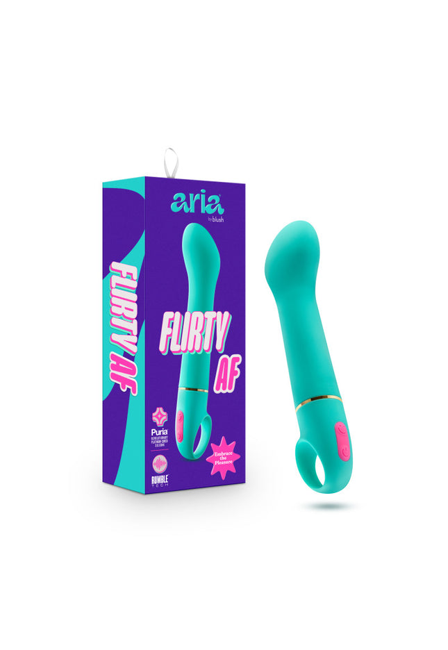 Aria Flirty AF - Teal 16.5 cm Vibrator