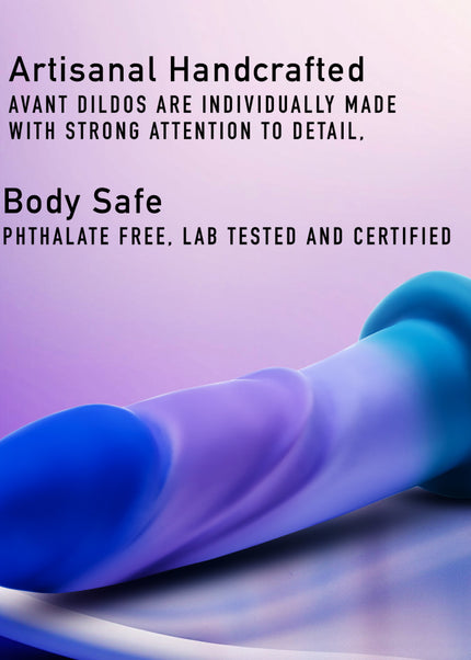 Avant - Midnight Rendezvous - Ocean Blue 19 cm Dildo