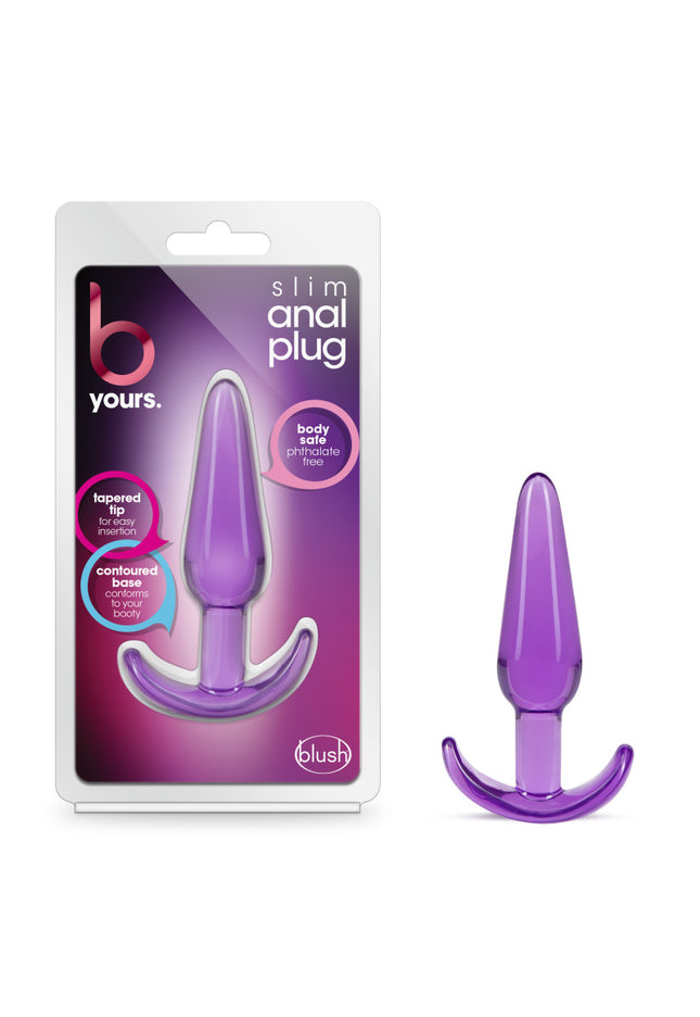 B Yours Slim Anal Plug - Purple 10.8 cm Butt Plug