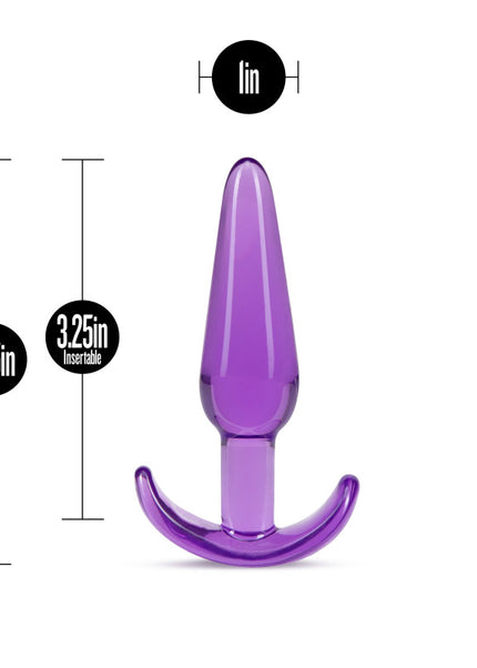 B Yours Slim Anal Plug - Purple 10.8 cm Butt Plug