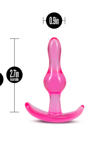 B Yours Curvy Anal Plug - Pink 8.9 cm Butt Plug