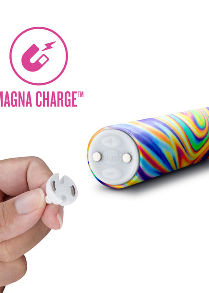 Limited Addiction Psyche - Power Vibe - Rainbow 10.2 cm USB Rechargeable Bulet