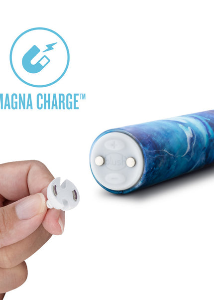 Limited Addiction Mesmerize - Power Vibe - Azure Blue 10.2 cm USB Rechargeable Bullet