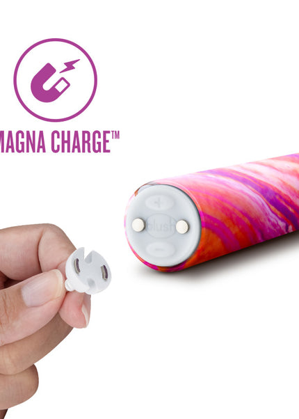 Limited Addiction Fiery - Power Vibe - Coral 10.2 cm USB Rechargeable Bullet