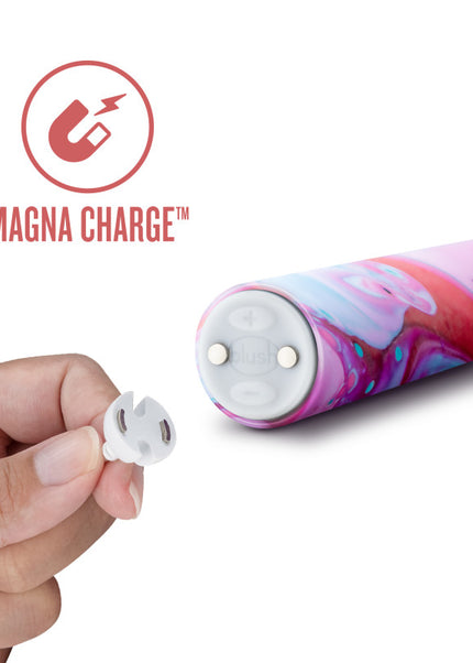 Limited Addiction Fascinate - Power Vibe - Peach 10.2 cm USB Rechargeable Bullet