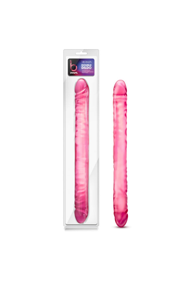 B Yours - 18'' Double Dildo - Pink 45.7 cm (18'') Double Dong