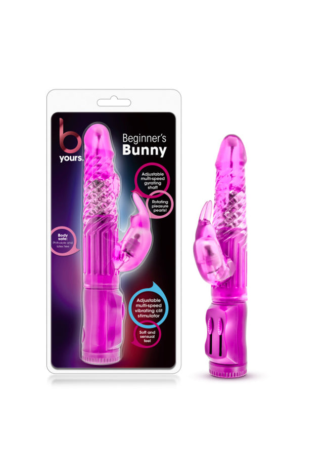 B Yours - Beginner's Bunny - Pink 22.2 cm (8.75'') Rabbit Vibrator