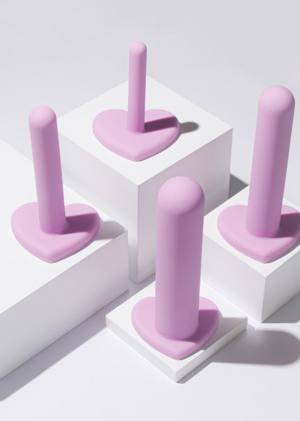 Wellness - Dilator Kit - Purple Vaginal Dilators - Set of 4 Sizes
