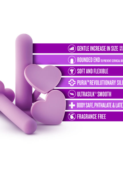 Wellness - Dilator Kit - Purple Vaginal Dilators - Set of 4 Sizes
