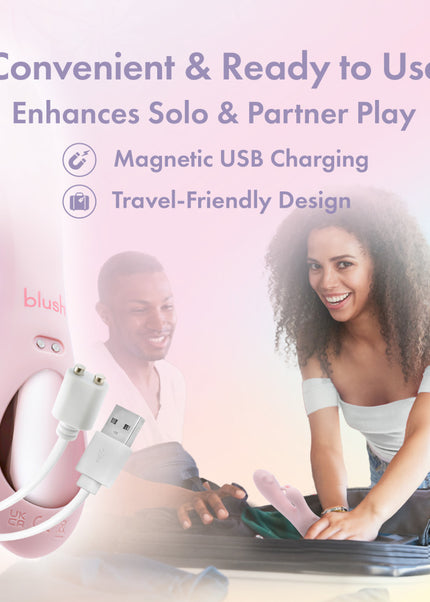 Play With Me - Fairy Flutter - Pink 19.7 cm USB Rechargeable Rabbit Vibrator