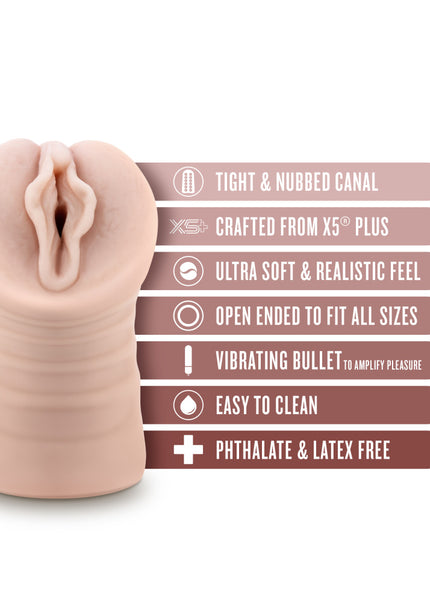 EnLust - Destini - Flesh Vibrating Vagina Stroker